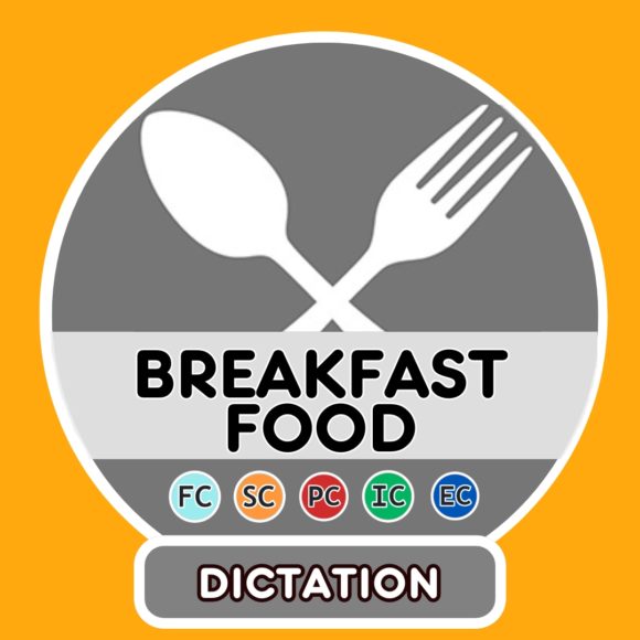 Breakfast food (words)