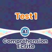 DELF A1 Compréhension Écrite-Test 1