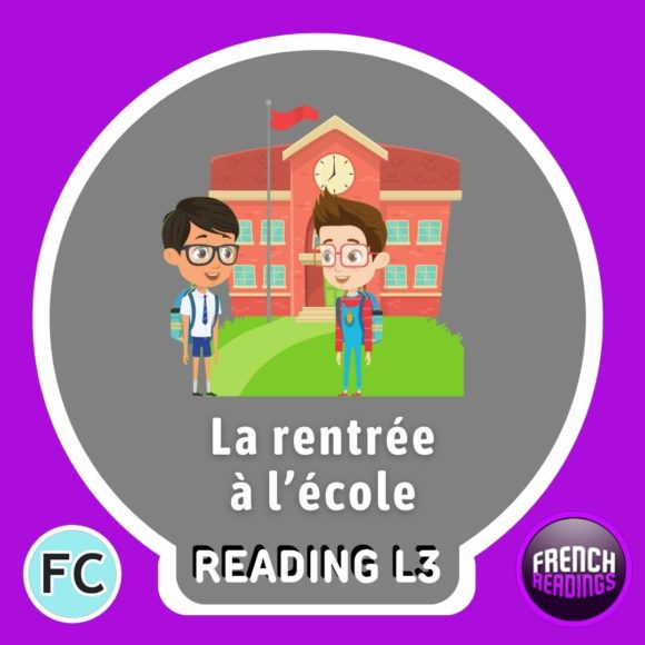 La rentrée à l’école