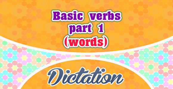 Basic verbs (words)