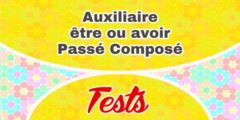 Auxiliaire être ou avoir Passé Composé Test