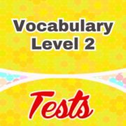 Vocabulaire Level 2 French test